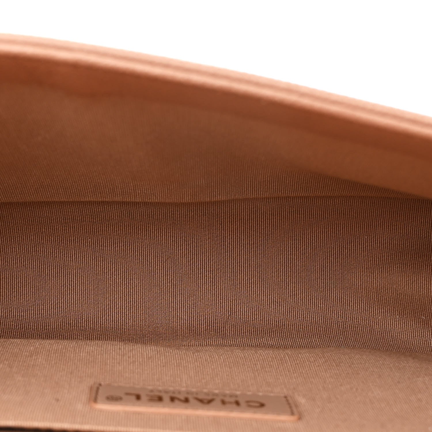 Chanel Caviar Chevron Quilted Medium Boy Flap Brown 5 of 11