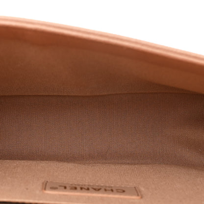 Chanel Caviar Chevron Quilted Medium Boy Flap Brown 5 of 11