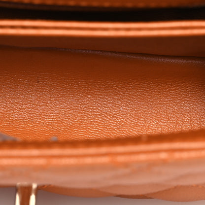 Chanel Caviar Quilted Extra Mini Coco Handle Flap Light Brown 5 of 13