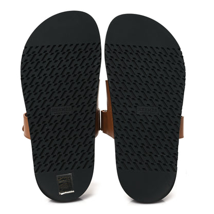Hermes Calfskin Womens Chypre Sandals 37.5 Naturel 6 of 10