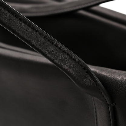 The Row Polished Saddle Calfskin Henri Bag Black 10 of 11