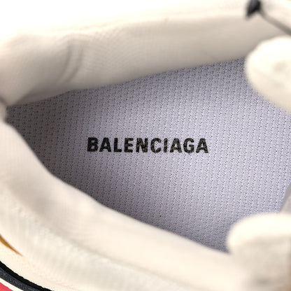Balenciaga Mesh Nubuck Womens Triple S Sneakers 41 White Gris Jaune Rose 7 of 8