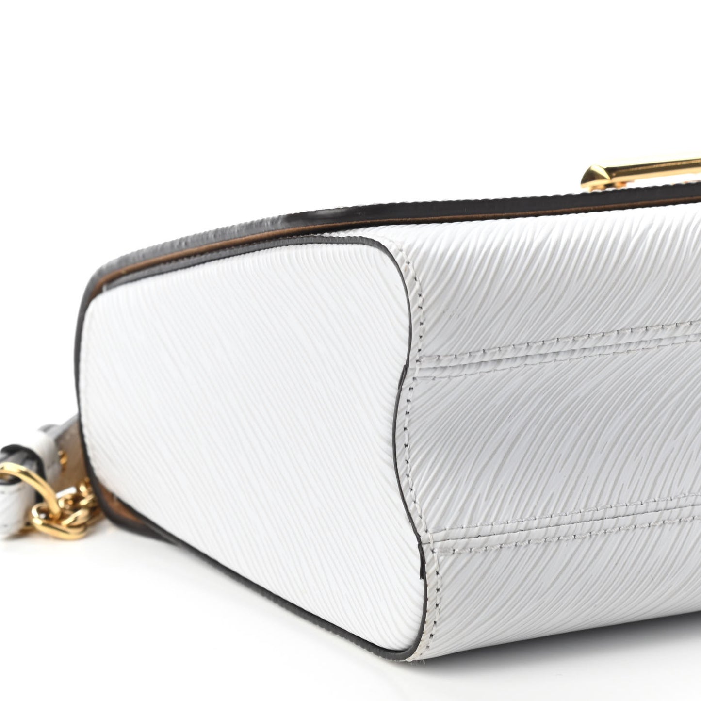 Epi Twist Shoulder Bag MM White