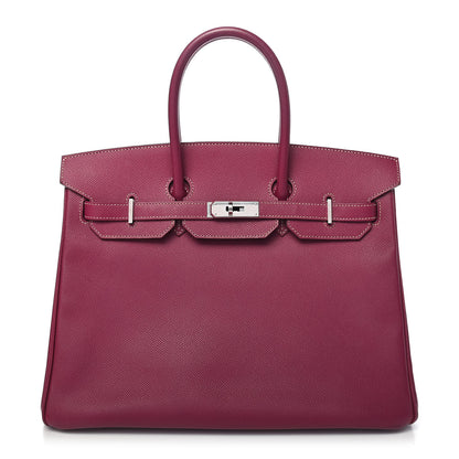 Hermes Epsom Candy Birkin 35 Tosca Rose Tyrien 1 of 10