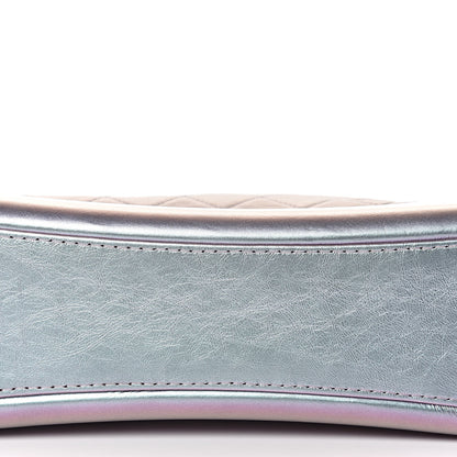 Chanel Iridescent Lambskin Calfskin Quilted Medium Gabrielle Hobo Light Purple 11 of 11