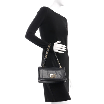 Chanel Vinyl Graphic Edge Flap Bag Black 11 of 11