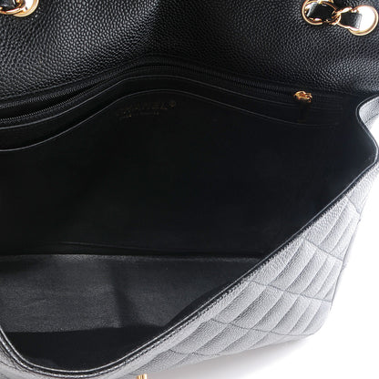 Chanel Caviar Jumbo Single Flap Black 6 of 8
