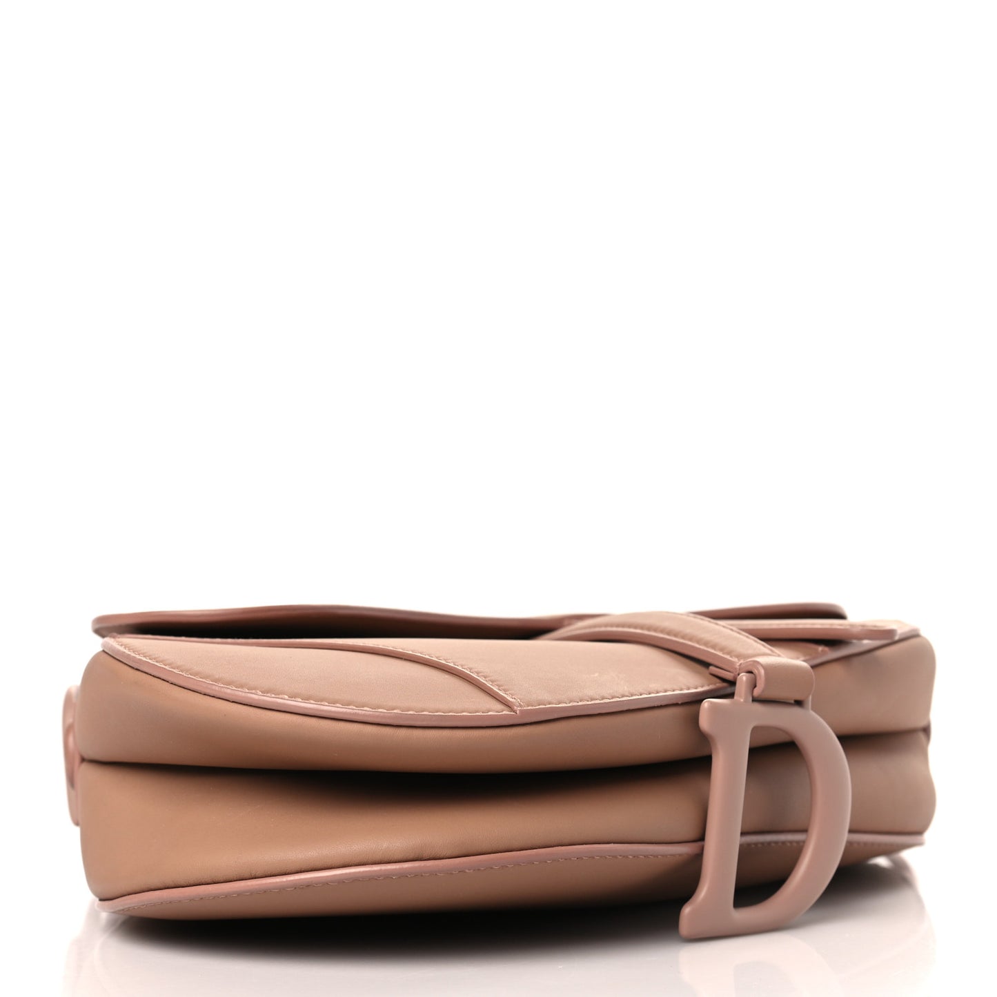 Ultra Matte Calfskin Saddle Bag Blush