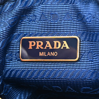 Prada Tessuto Nylon Double Zip Phone Case Crossbody Bag Royal 7 of 11