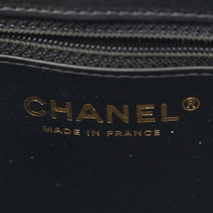Chanel Shiny Aged Calfskin Quilted Nano Kelly Shopper Black 6 of 11