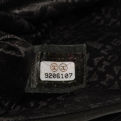Chanel Jersey Quilted Mademoiselle Messenger Flap Bag Black 7 of 8