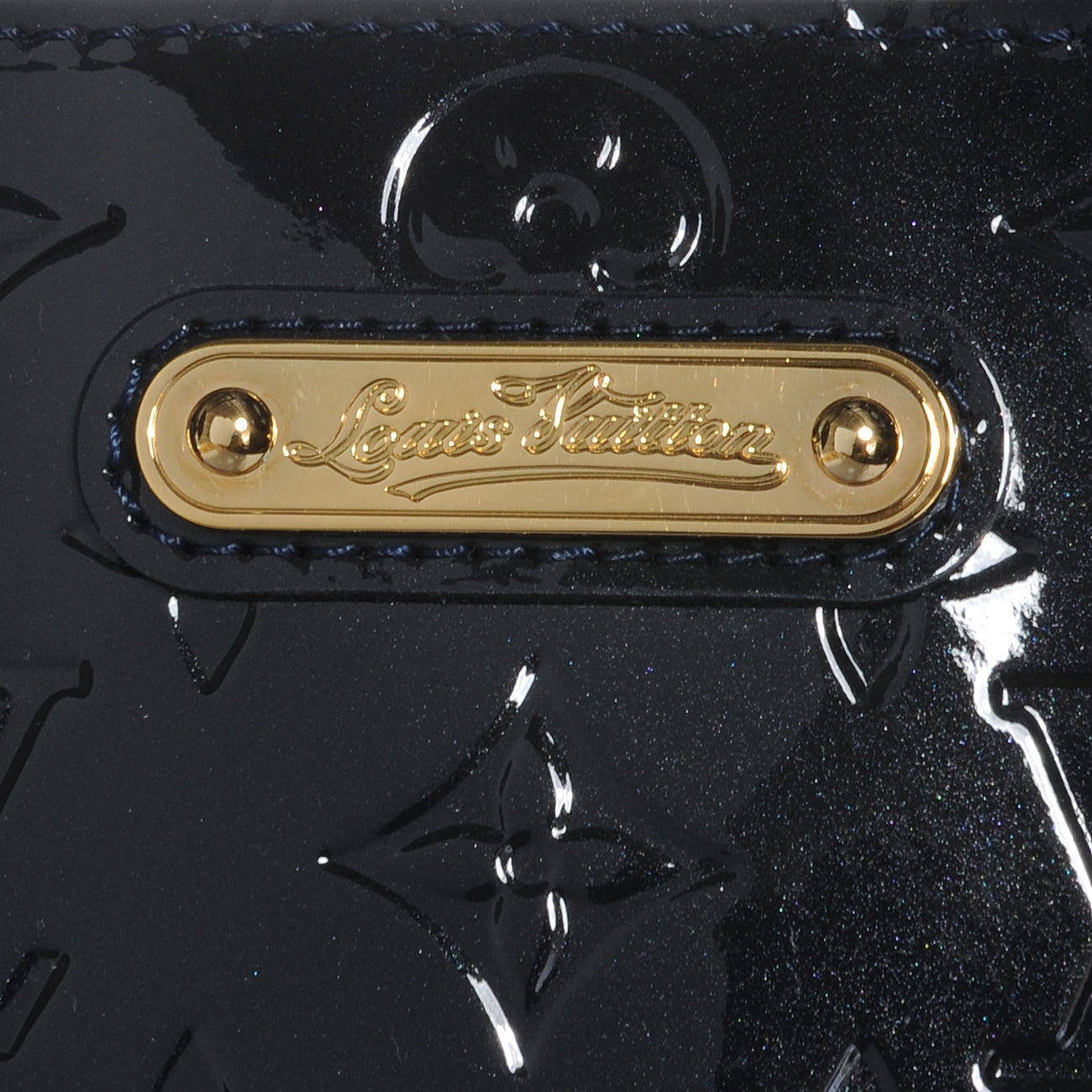 Louis Vuitton Vernis Wilshire GM Blue Infini 7 of 8