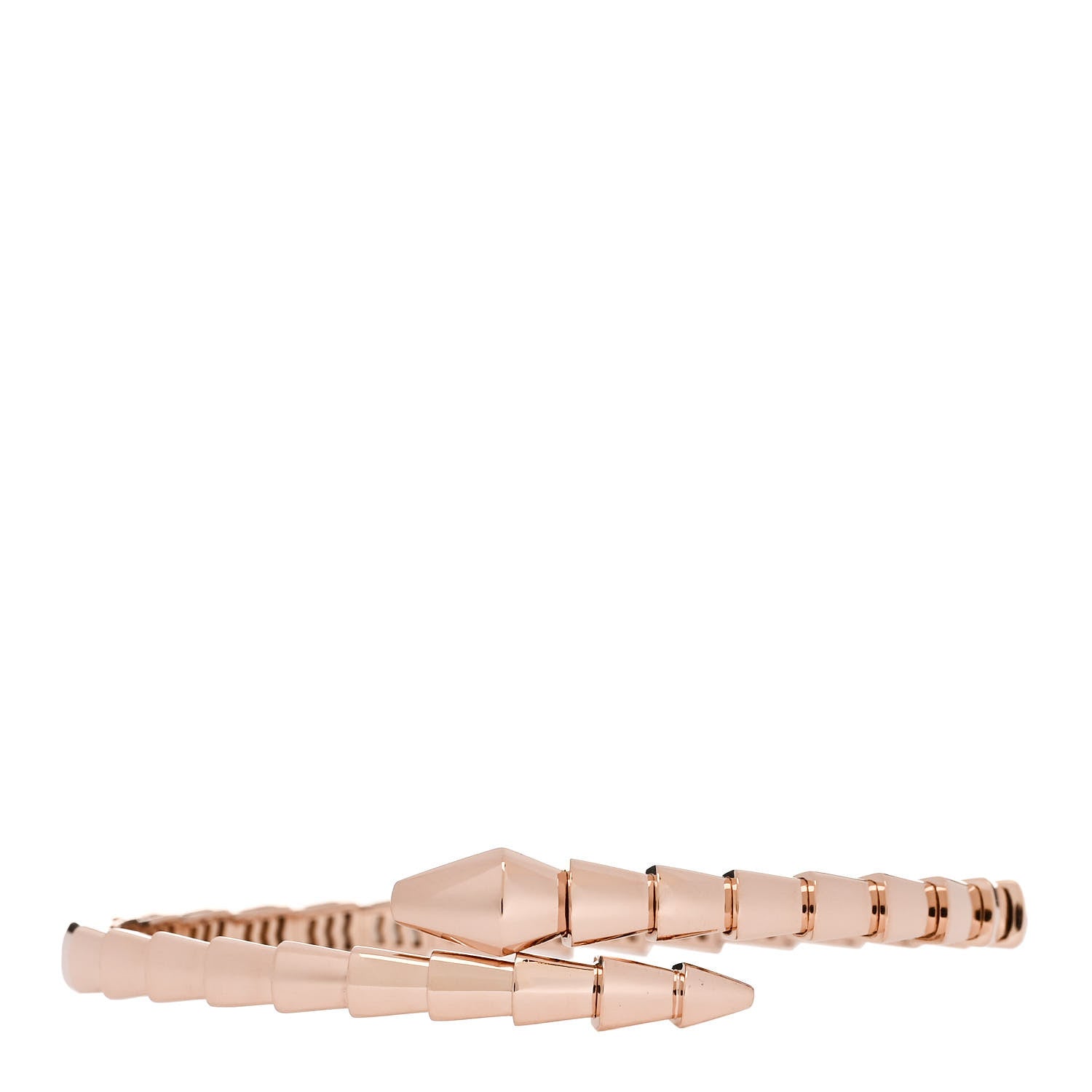 Bulgari 18K Rose Gold Serpenti Viper Bracelet M 1 of 4