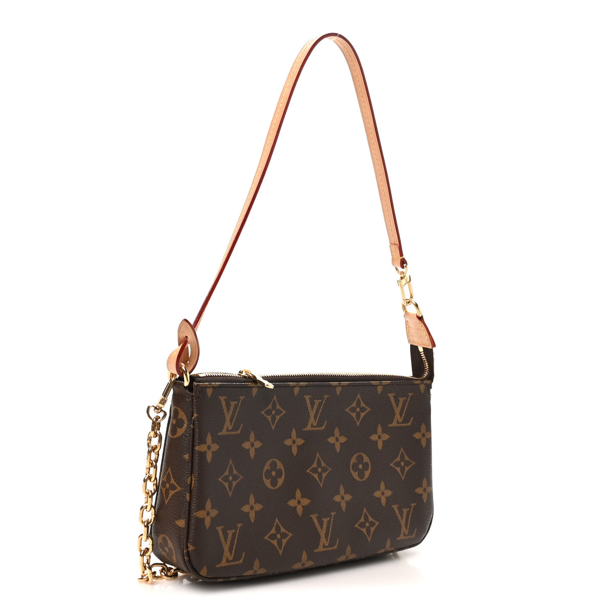 Louis Vuitton Monogram Chain Pochette Accessories 2 of 9
