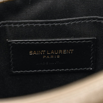 Saint Laurent Grained Lambskin Monogram Mini Niki Chain Satchel Light Musk 6 of 11