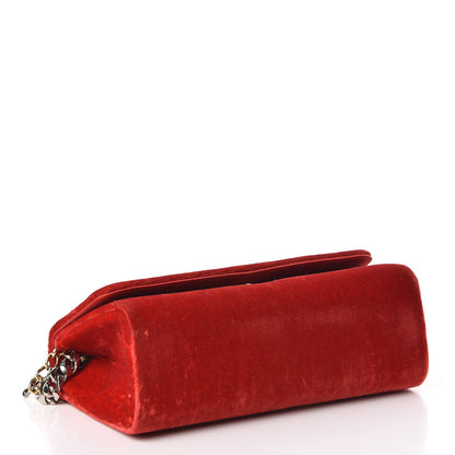 Dolce & Gabbana Velvet Mini Shoulder Bag Rosso 4 of 9