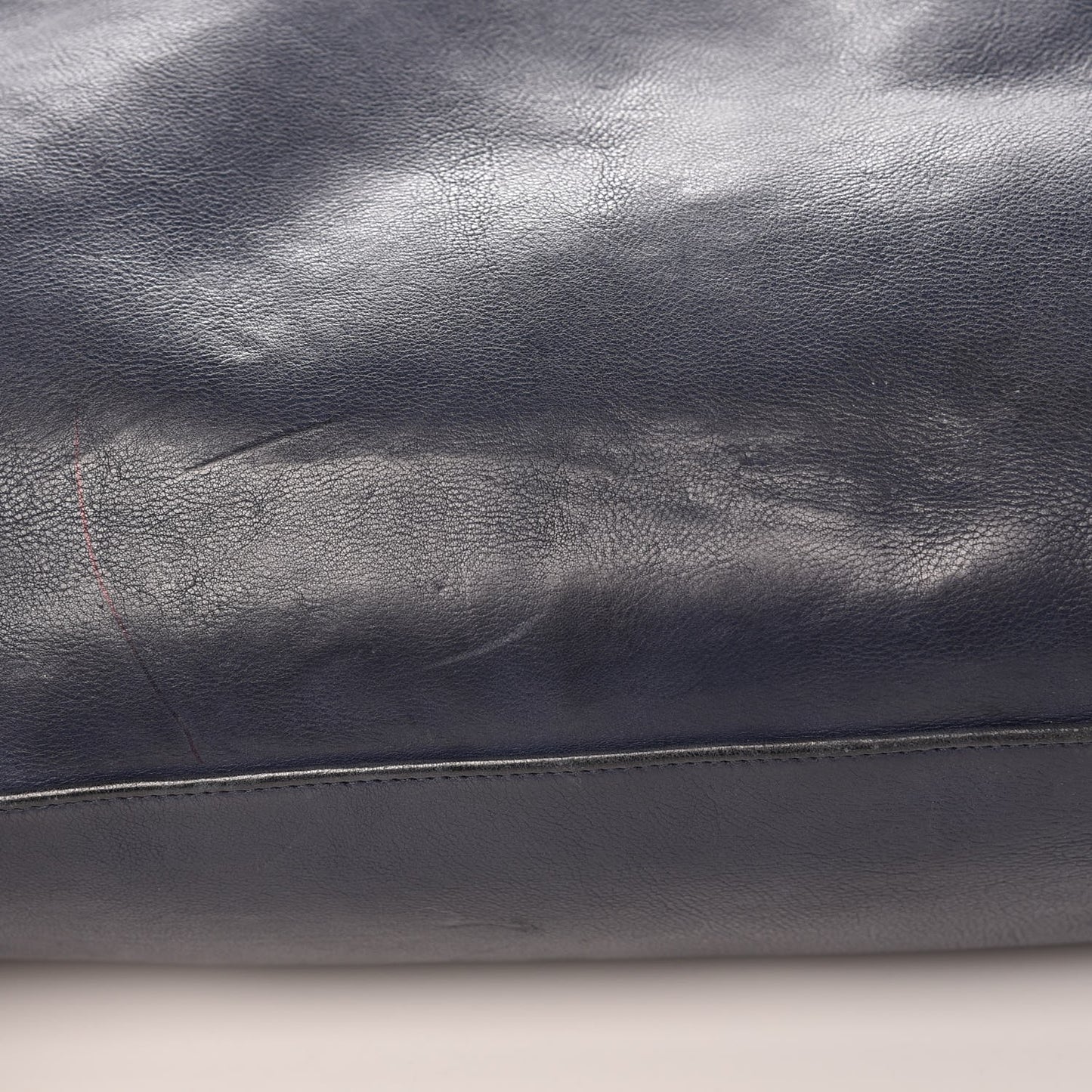 Calfskin Coco Bengal Open Accordion Tote Blue