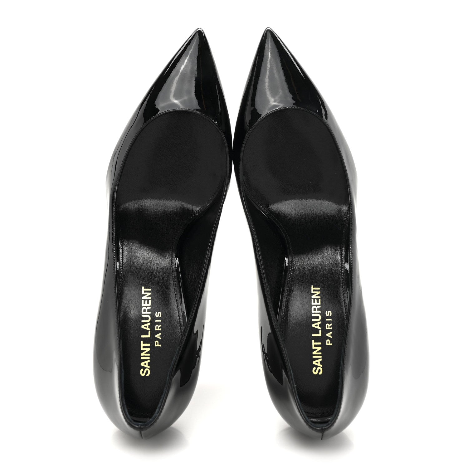 Saint Laurent Patent Opyum 85 Pumps 38 Black 2 of 10
