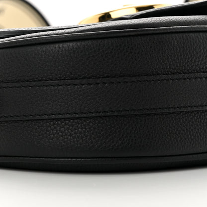 Louis Vuitton Grained Calfskin LV Pont 9 Soft MM Black 8 of 12