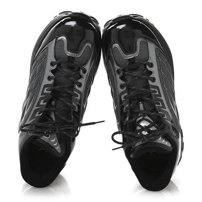 Louis Vuitton Monogram Discovery Lace Up Sneakers 9.5 Black Silver 2 of 9