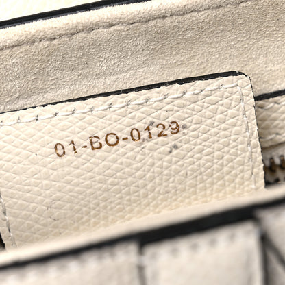 Christian Dior Grained Calfskin Saddle Bag White 7 of 13