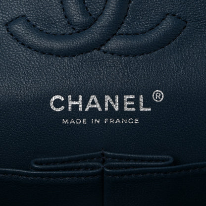 Chanel Lambskin Quilted Small Double Flap Navy 6 of 10