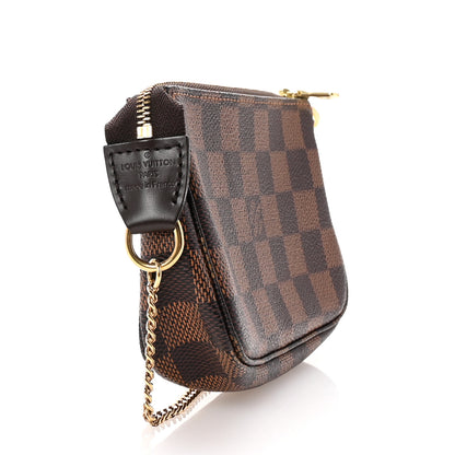 Louis Vuitton Damier Ebene Mini Pochette Accessories 3 of 6