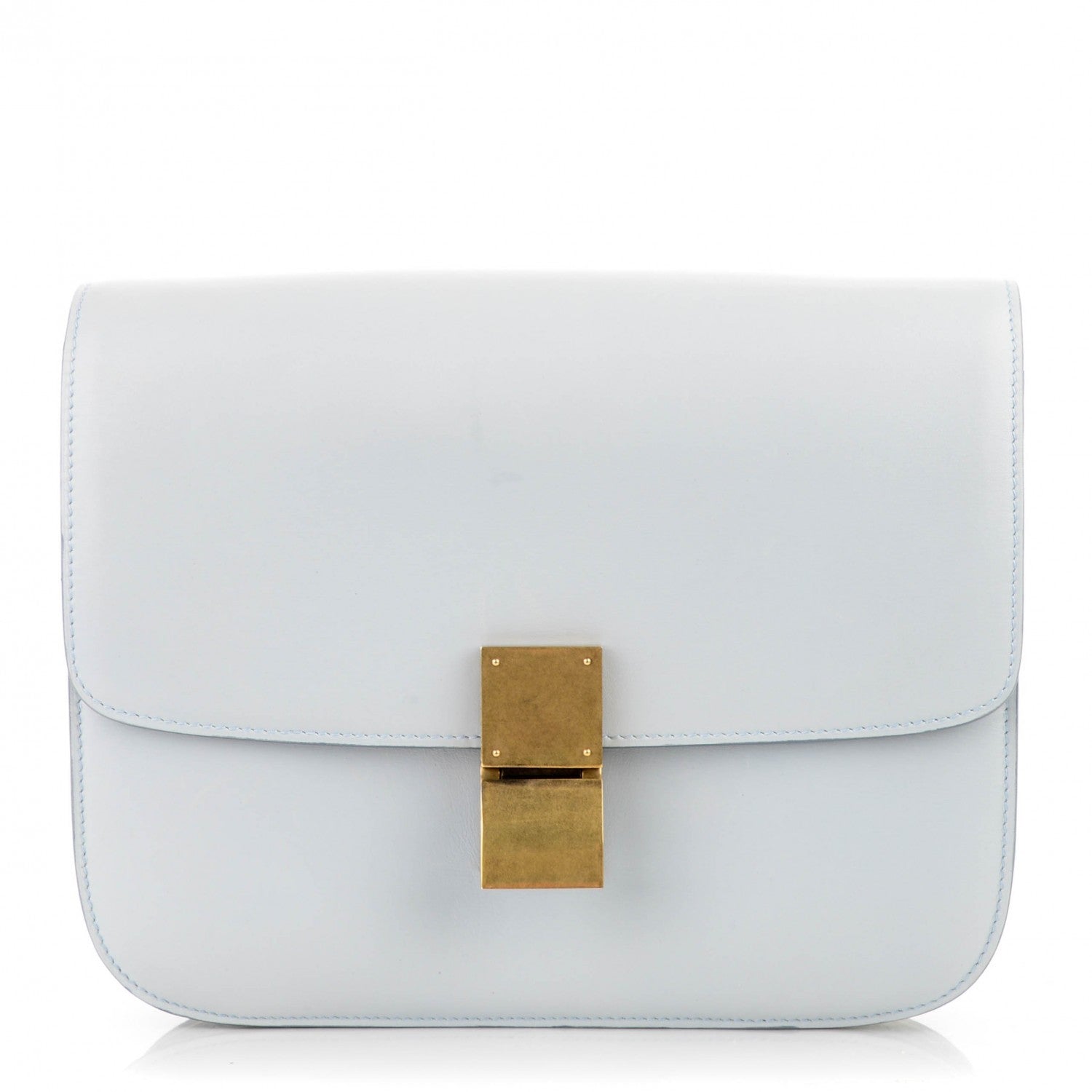 Celine Box Calfskin Medium Classic Box Flap Bag Sky 1 of 7