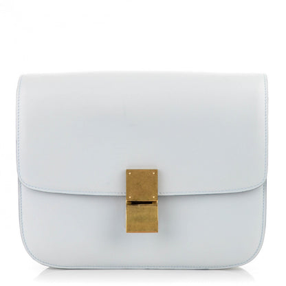 Celine Box Calfskin Medium Classic Box Flap Bag Sky 1 of 7