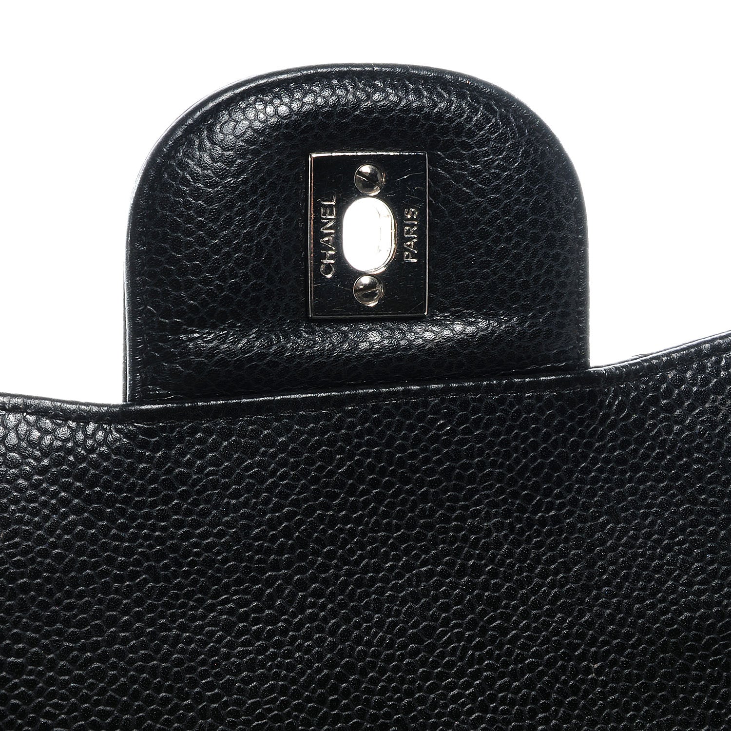 Chanel Caviar Jumbo Single Flap Black 7 of 8