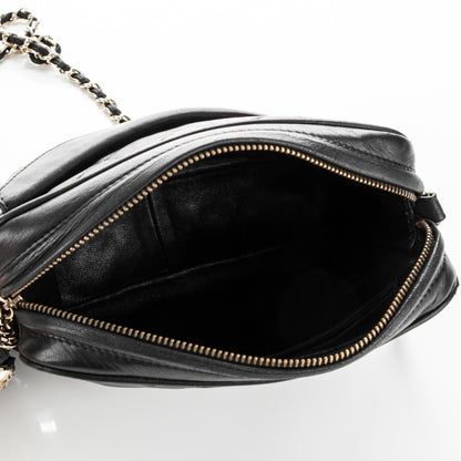 Chanel Lambskin Quilted Tassel Camera Case Black 5 of 9