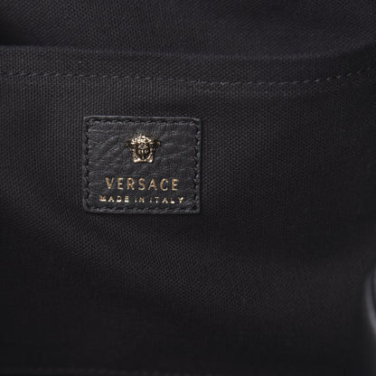 Versace Grained Calfskin Palazzo Bowler Black 6 of 10