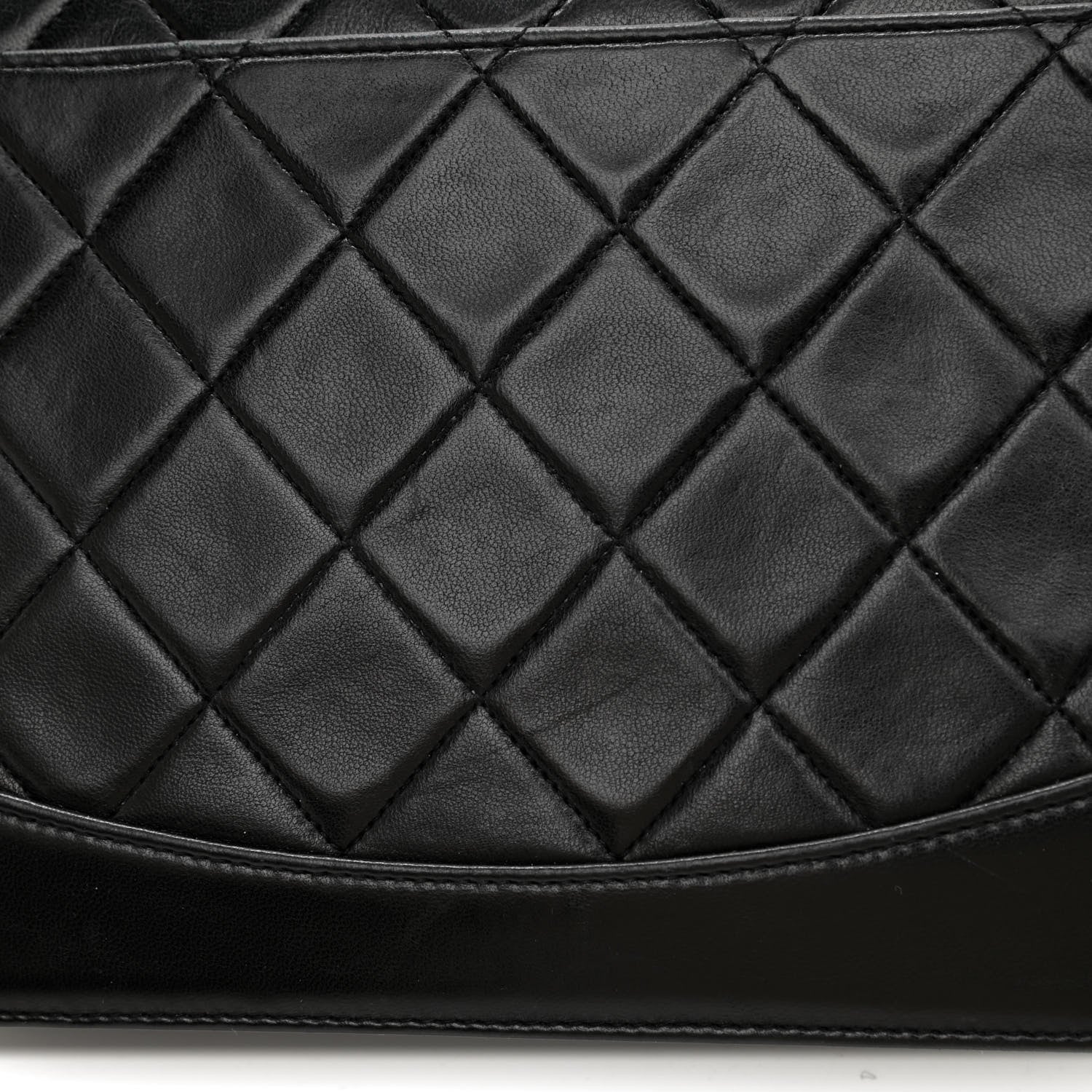 Chanel Lambskin Quilted Medium Mademoiselle Single Flap Black 11 of 13