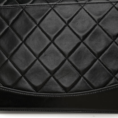 Chanel Lambskin Quilted Medium Mademoiselle Single Flap Black 11 of 13