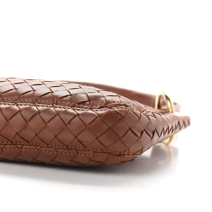 Bottega Veneta Nappa Intrecciato Small Shoulder Bag Light Brown 14 of 18