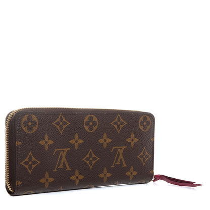 Louis Vuitton Monogram Clemence Wallet Fuchsia 3 of 8