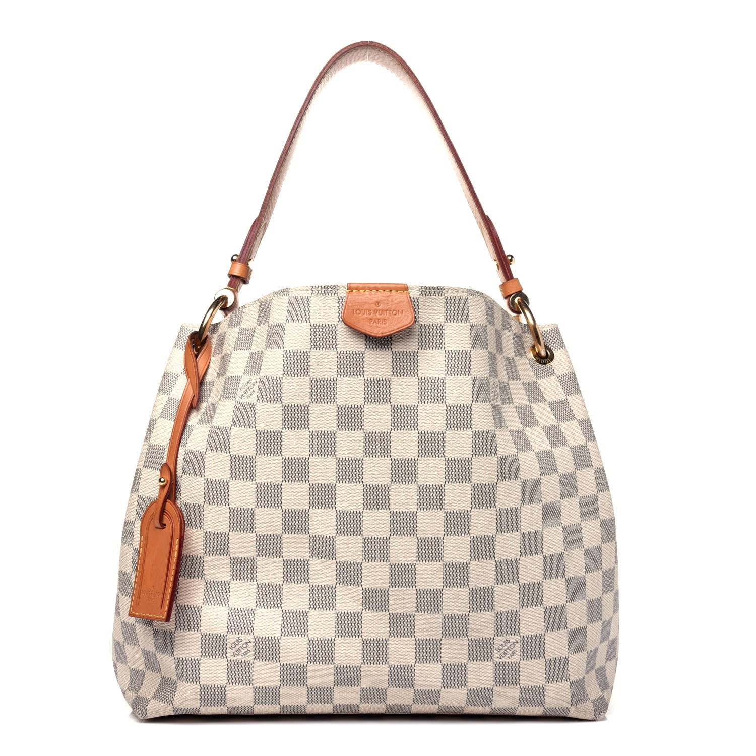 Louis Vuitton Damier Azur Graceful PM Rose Ballerine 1 of 19