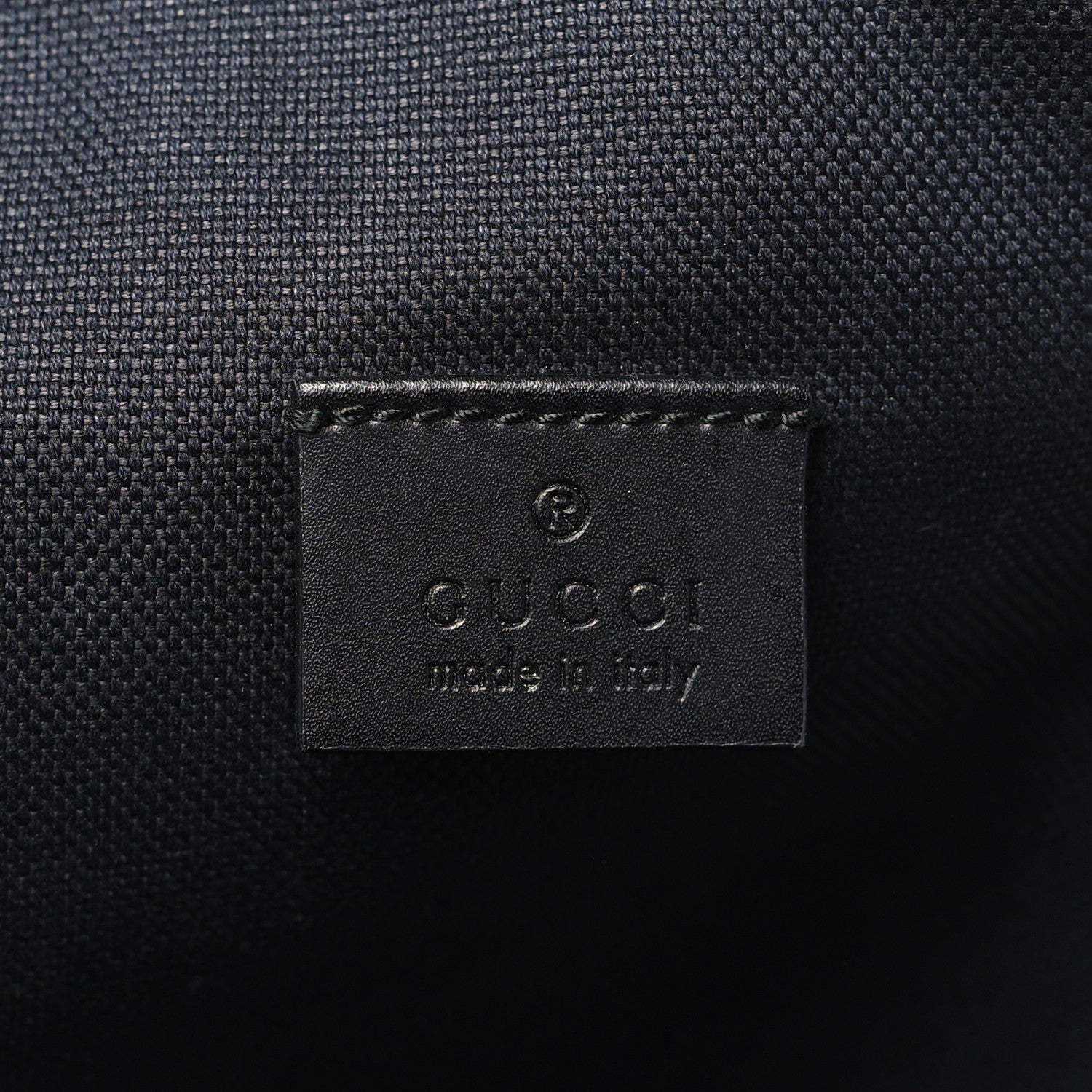 Gucci GG Supreme Monogram Web Belt Bag Black Grey 6 of 10