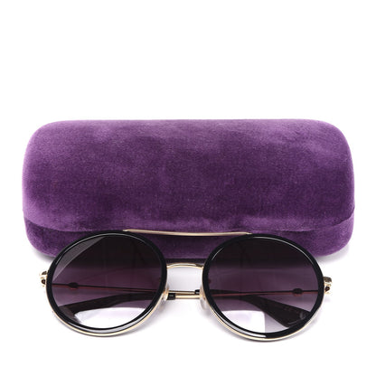 Gucci Round Frame Sunglasses GG0061S Black 9 of 9