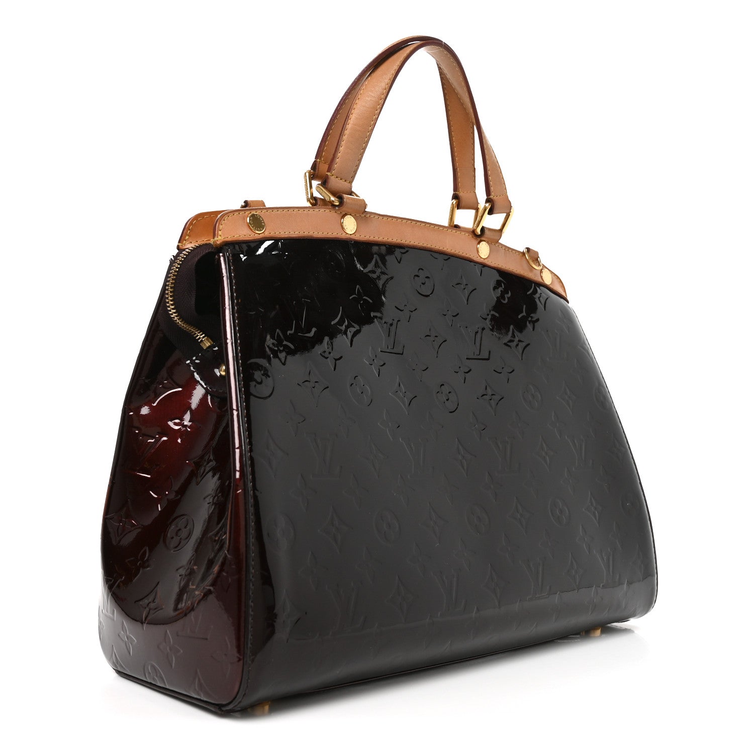 Louis Vuitton Vernis Brea GM Amarante 3 of 9