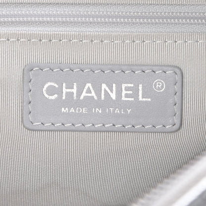 Chanel Metallic Calfskin Quilted Medium Casual Rock Flap Silver 6 of 7