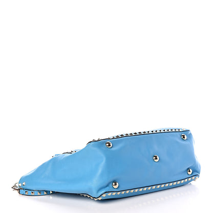 Valentino Garavani Vitello Medium Rockstud Tote Parrot 4 of 11