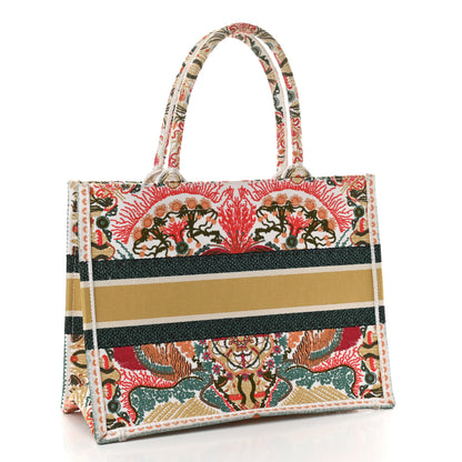 Christian Dior Canvas Embroidered Heart Lights Medium Book Tote Multicolor 3 of 9