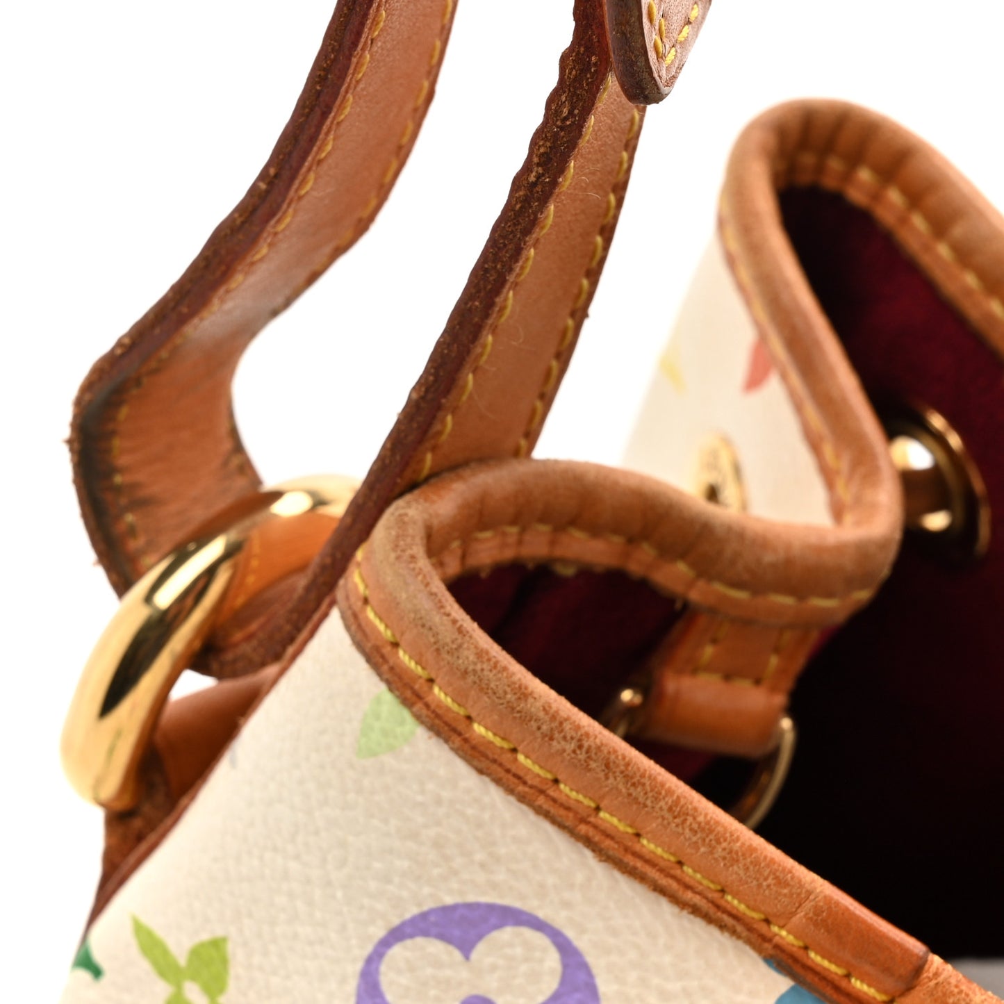 Monogram Multicolor Petit Noe White