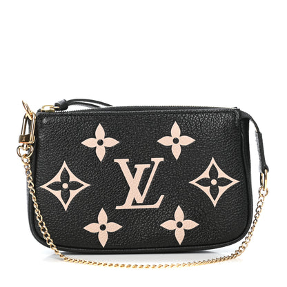 Louis Vuitton Empreinte Monogram Giant Mini Pochette Accessories Black 1 of 7