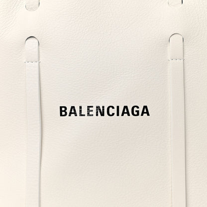 Balenciaga Smooth Calfskin Double Sided Small Everyday Tote Optic White Black 8 of 11