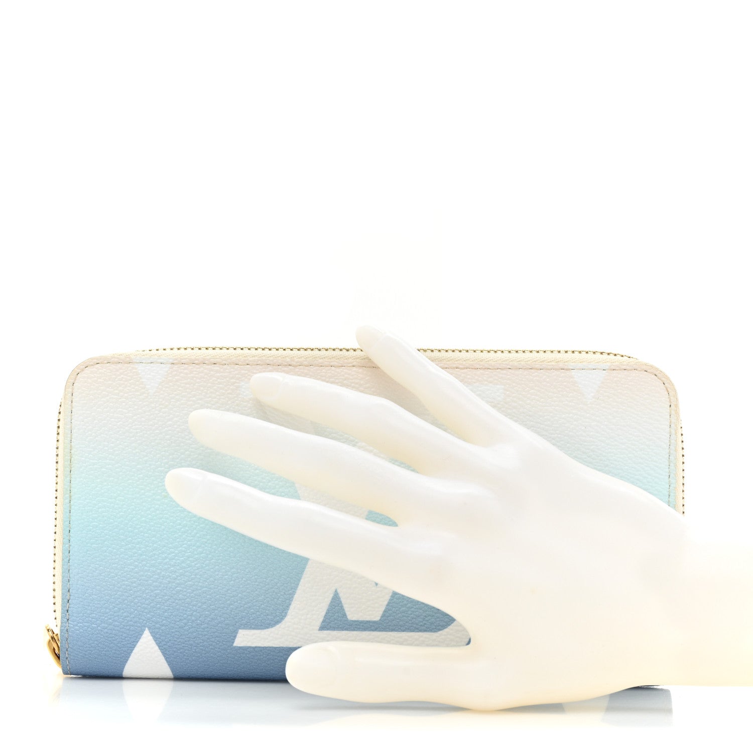 Louis Vuitton Monogram Giant By The Pool Zippy Wallet Blue 2 of 16