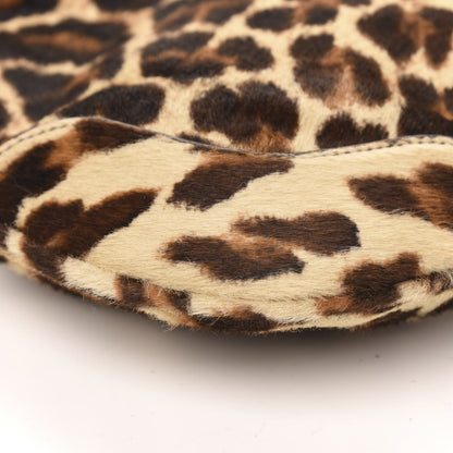 Prada Calf Hair Leopard Print Shoulder Bag Avorio 7 of 10