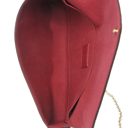 Louis Vuitton Monogram Pochette Felicie Chain Wallet Fuchsia 5 of 8