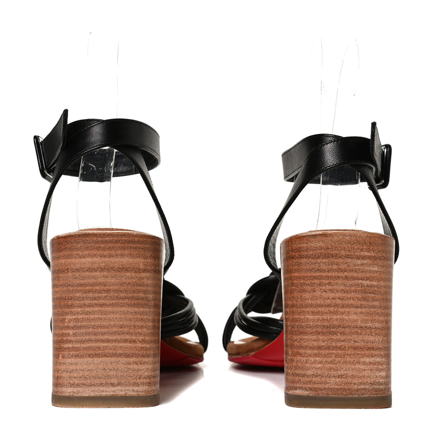 Calfskin Ella 85 Sandals 37 Black